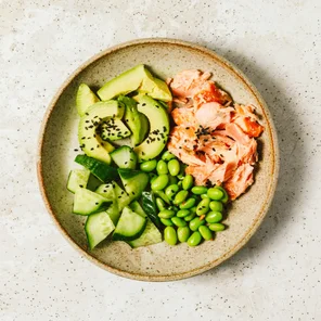 Meal card cover for: Naked poké