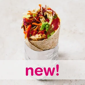 Meal card cover for: Kimchi rainbow wrap