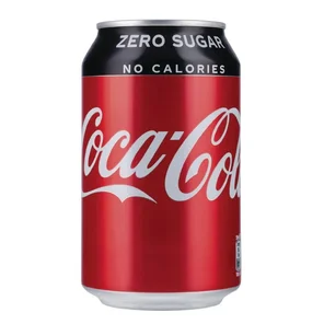 Meal card cover for: coke zero