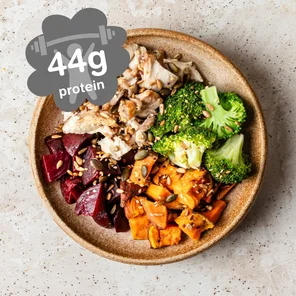 Meal card cover for: Omega Chicken & Veggies favourite box
