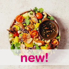 Meal card cover for: Rainbow sunshine salad