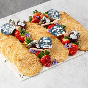 Meal card cover for: Vegan Pancake Platter - 22 Pancakes