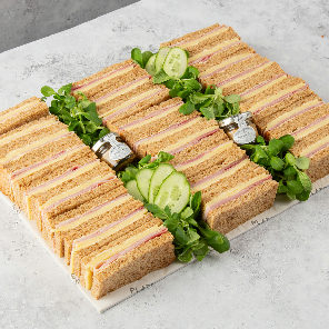 Meal card cover for: Ham and Cheese Sandwiches on Granary Bread