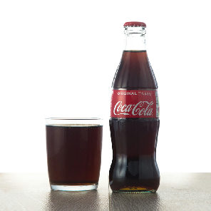 Meal card cover for: Original Coke - 330ml Glass Bottle