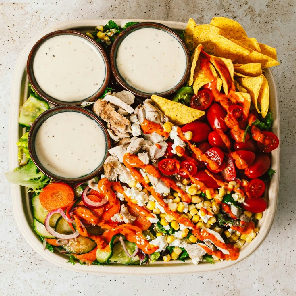 Meal card cover for: buffalo chicken platter