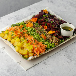 Meal card cover for: Vegan High Fibre, High Protein Salad with a Balsamic Dressing