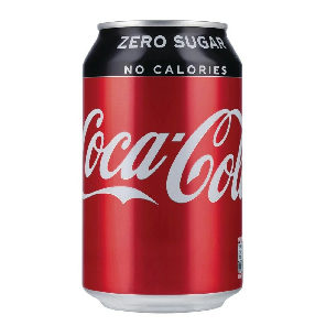 Meal card cover for: Coke Zero