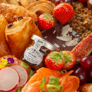 Meal card cover for: 1 Metre Brunch Grazing Table