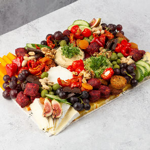 Meal card cover for: Small GF Vegetarian Grazing Platter with Crackers and Bread