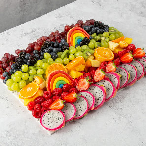 Meal card cover for: Small Pride Rainbow Fruit Platter