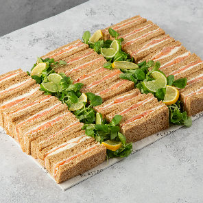 Meal card cover for: Smoked Salmon and Cream Cheese Sandwiches on Granary Bread