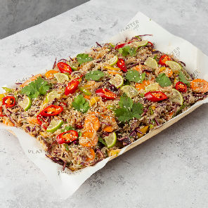 Meal card cover for: Vegan Thai Salad with Cabbage, Carrot, Edamame and Rice Noodles