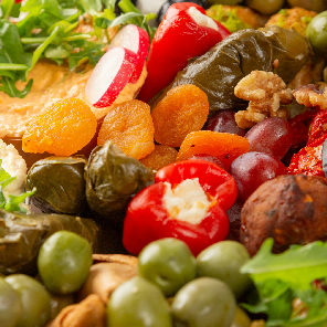 Meal card cover for: 1 Metre Middle Eastern Grazing Table