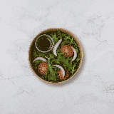 Meal card cover for: Rocket Salad Onion and Tomatoes (VG)