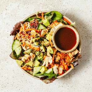Meal card cover for: probiotic kimchi super salad