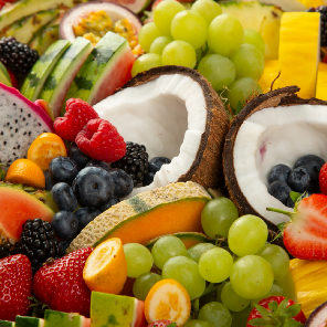 Meal card cover for: 1.5 Metre Tropical Fruits Grazing Table