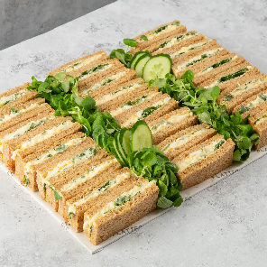 Meal card cover for: Egg and Cress Sandwiches on Granary Bread