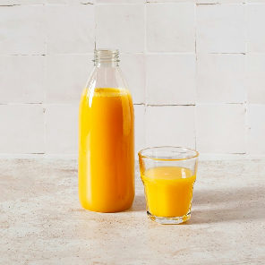 Meal card cover for: 1 Litre Orange Juice