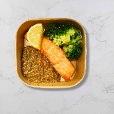 Meal card cover for: Roasted Salmon Spicy Lentils and Broccoli