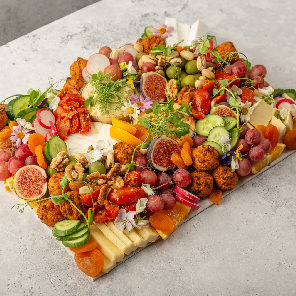Meal card cover for: Small Vegan GF Platter with Crackers and Bread