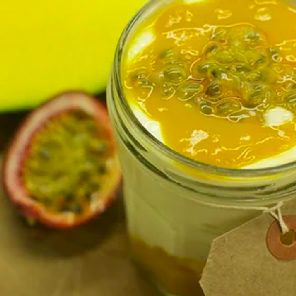 Meal card cover for: Mango and Passionfruit