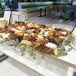 Meal card cover for: 2.5 Metre Gluten-Free Grazing Table