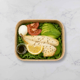 Meal card cover for: Grilled Seabass Salad