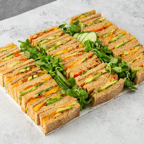 Meal card cover for: Vegan Grilled Vegetable, Hummus and Avocado Sandwiches