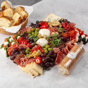 Meal card cover for: Small Italian Platter with Crackers and Focaccia