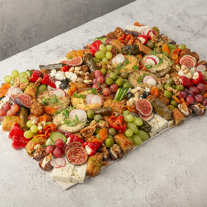 Meal card cover for: Large Middle Eastern Platter with Pita Bread