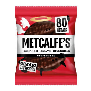 Meal card cover for: dark chocolate rice cakes