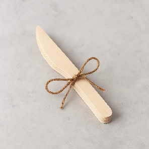 Meal card cover for: Wooden Knives - 10
