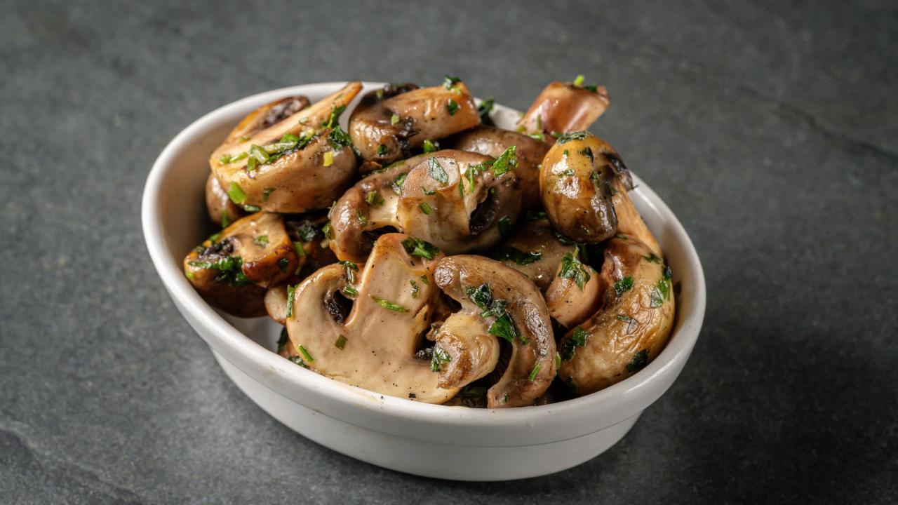 Meal card cover for: Garlic Sauteed Mushroom