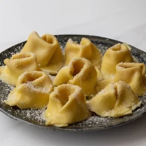 Meal card cover for: Pumpkin Ravioli (Butter & Sage)
