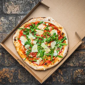 Meal card cover for: Salami, Rocket & Parmesan (G)(M)