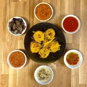 Meal card cover for: Gluten-Free Tagliatelle (Choose Your Sauce)