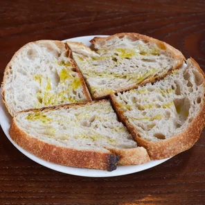 Meal card cover for: VEGAN Fresh toasted sourdough bread
