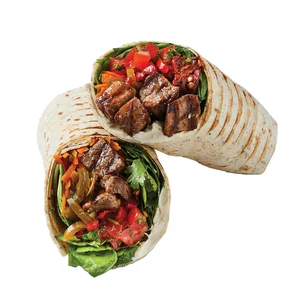 Meal card cover for: Spicy Steak Burrito Wrap