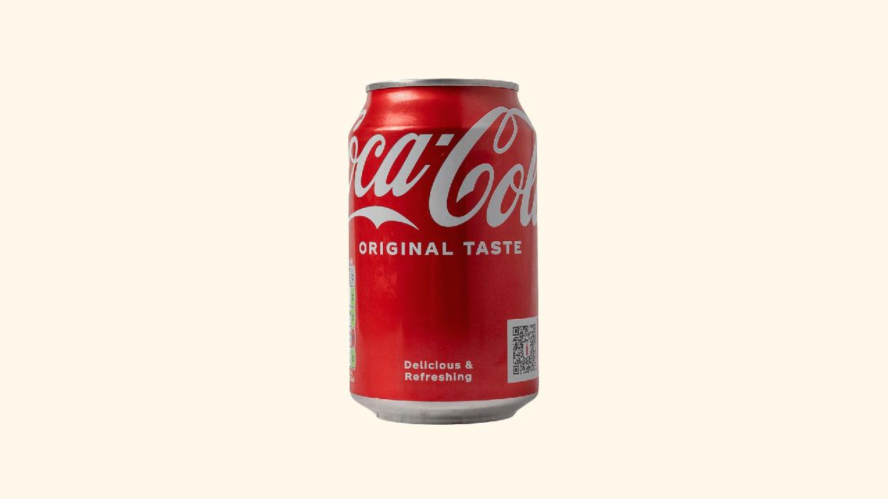 Meal card cover for: Coke