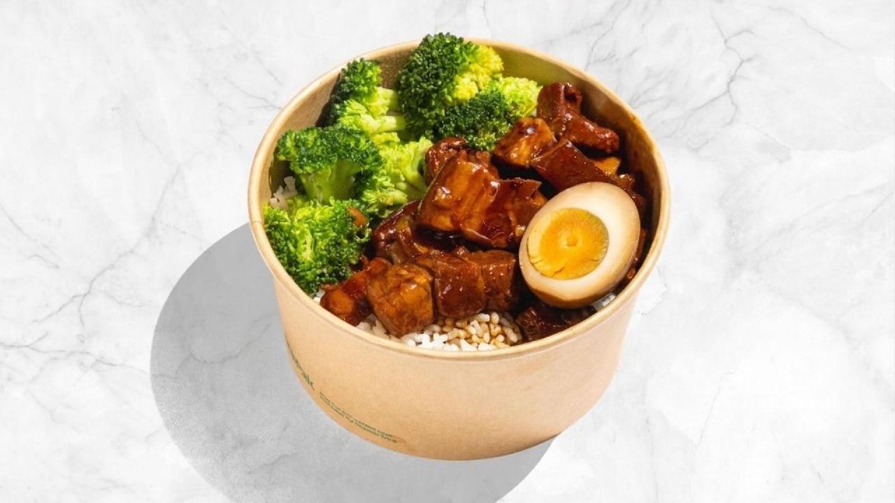 Meal card cover for: Braised Pork Belly with Rice 紅燒肉飯