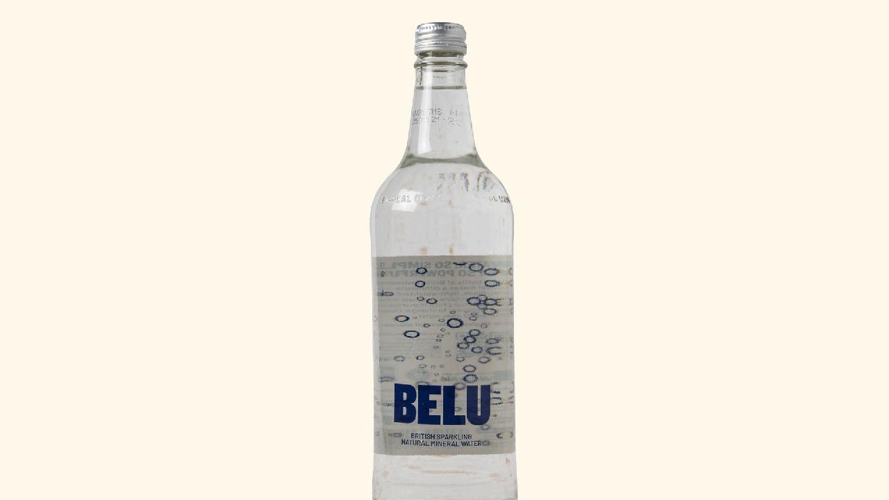 Meal card cover for: Large sparkling water