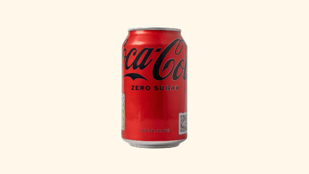 Meal card cover for: Coke zero