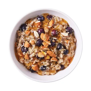 Meal card cover for: Vegan Blueberry Protein Oats 🌱