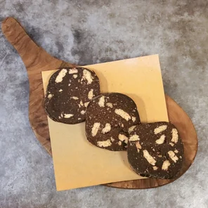 Meal card cover for: Chocolate Salame