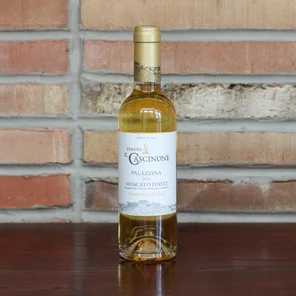 Meal card cover for: Dessert wine: Palazzina Moscato Passito DOC (375ml)