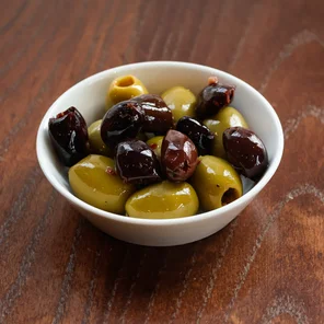 Meal card cover for: VEGAN Mixed Marinated Olives