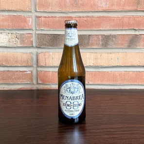 Meal card cover for: Menabrea Alcohol free beer (0% ABV) (330ml bottle)
