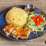 Meal card cover for: Grilled Lemongrass Chicken with Rice 烧鸡饭 