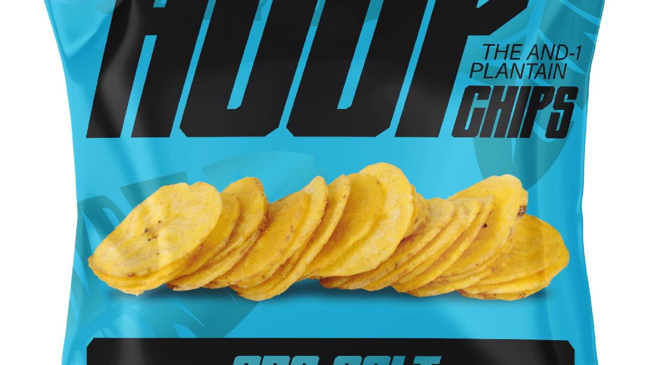 Meal card cover for: Hoop Chips Plantain Crisps. Sea Salt
