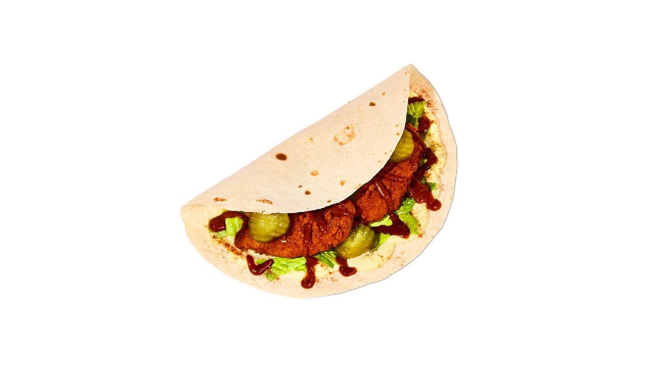 Meal card cover for: BBQ Wrap